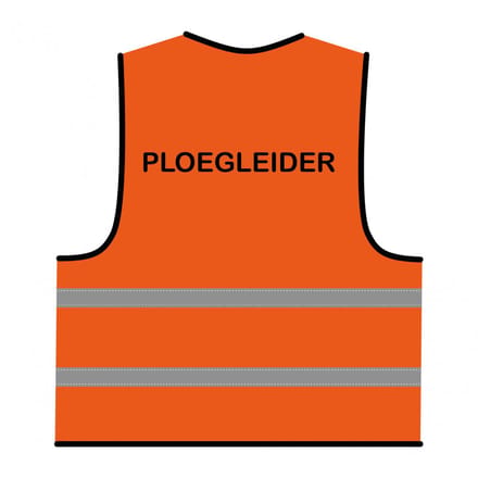 Ploegleider hesje oranje