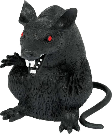 Amscan Feestdecoratie Evil Rat 23 X 15 Cm Zwart