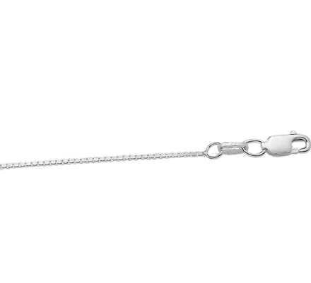 YO&NO - Ketting - Zilver - Venetiaans -  0,9mm - 36cm - Kinderen - Zilver 925