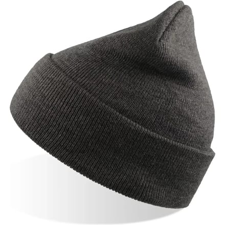 Atlantis Headwear - Wind Beanie Recycled - Dark Grey - One Size