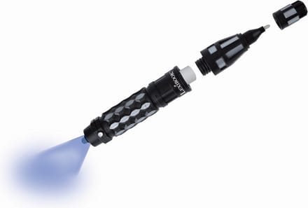 spion Mission pen met onzichtbare geheime berichten en spionnenlamp