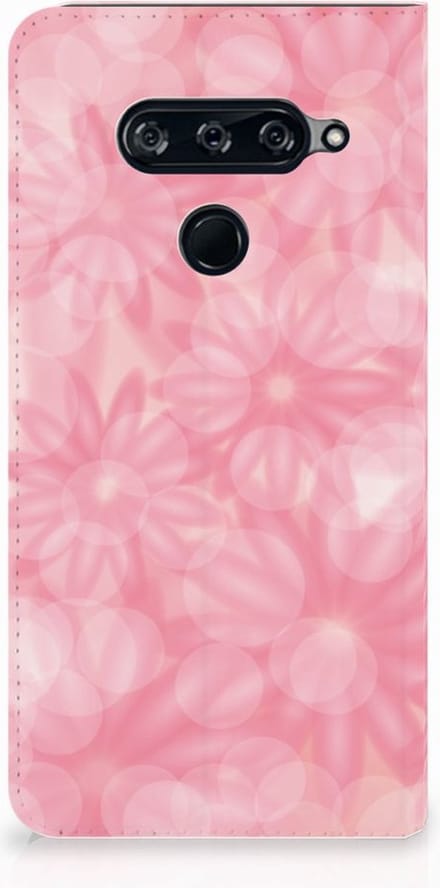 LG V40 Thinq Smart Cover Spring Flowers
