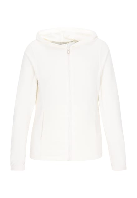 Mymo Fleece jas Dames wit