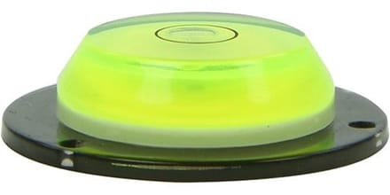 ProPlus Ronde waterpas - kunststof - 30 mm - zwart/geel