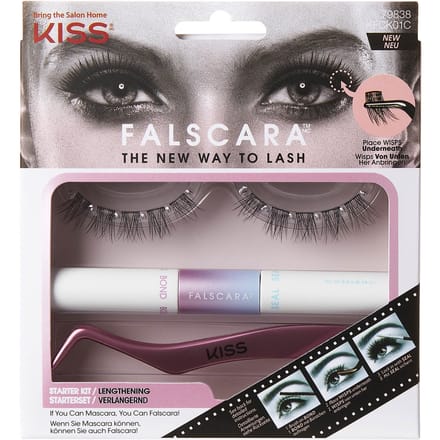 KISS Falscara Starter Kit – DIY Wimperextensions met Applicator & Bond/Seal