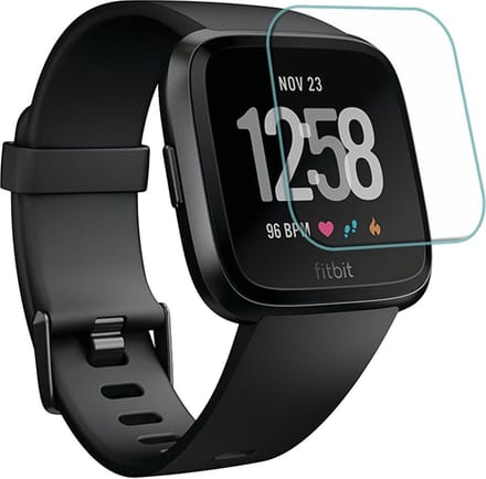 Screenprotector geschikt voor Fitbit Versa Lite - Tempered Glass Gehard Glas