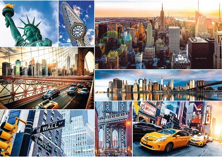 Trefl puzzel - New York collage - 4000 stukjes legpuzzel karton.