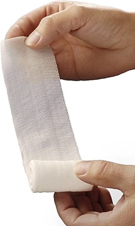 HEKA last elastisch fixatie windsel 4 m x 4 cm niet steriel, 1 stuk