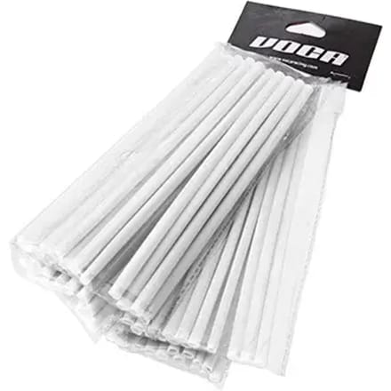 Motorfiets spaak covers kit voor + achter Voca Racing Spokes