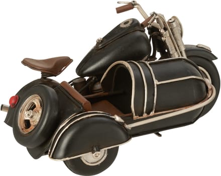 J-Line decoratie Moto Antique - metaal - zwart
