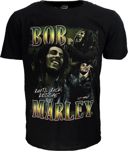 Bob Marley Roots Rock Reggae T-Shirt - Officiële Merchandise - S