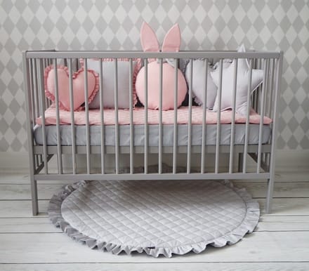 Dolly Speelkleed Ruches Grijs-100 cm