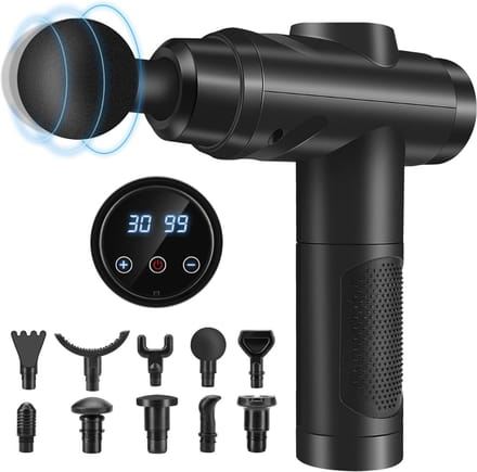 DDStar® Massage gun - Massage pistool - Krachtig massage apparaat - Zwart