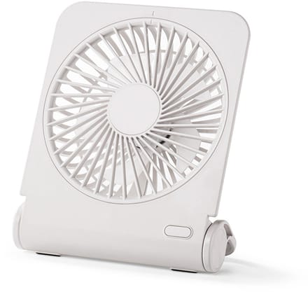 Mini Draagbare Ventilator, USB Ventilator, 4 Snelheden, 220° Stil Ventilator Voor Kantoor, Slaapkamer, Reizen & Camping, Wit
