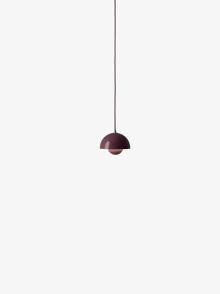 &Tradition Flowerpot VP10 Hanglamp Donker Pruim