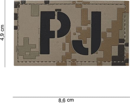 101 Inc Embleem 3D Pvc Pj Dig. Desert 16107