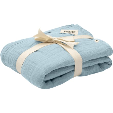 BIBS Muslin Swaddle 120 x 120 cm Baby Blue 1 st