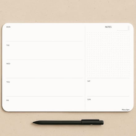 Wekelijkse Planner Notitieblok A4 - Ongedateerde Takenlijst om Af te Scheuren