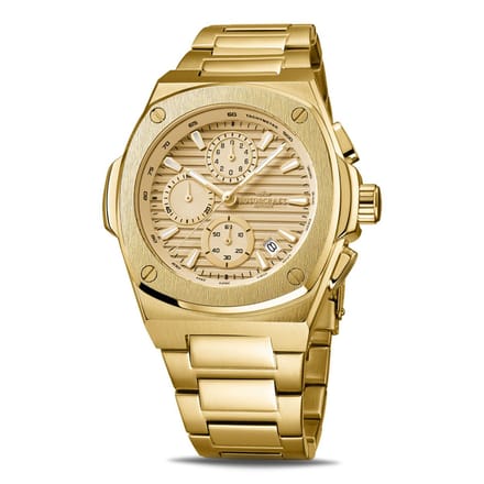 Rotorcraft - Heren Horloge Arcane Chrone - Goud