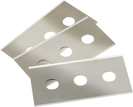 GEFU RESERV Reserve Mesjes – 3 Stuks – Voor Glaskeramische Kookplaatschraper POLITO