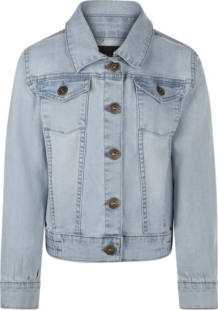 No Way Monday-Meisjes Jeans jas-Jeans blauw - Maat 134