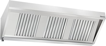 Bartscher Wandafzuigkap - CNS - Zonder Motor - 1800x700x450mm