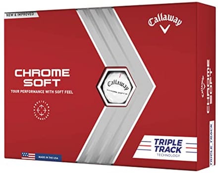 Golfballen Chrome Soft - Uitstekend gevoel en afstand voor golfers