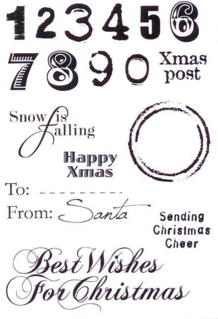 Marianne Design Eline's Clear stamps - christmas UK