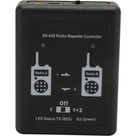 Contrôleur Répéteur Radio Multifonctionnel Duplex avec 2 Câbles Prise 46 K pour black