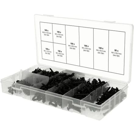 KS Tools 9700800 970.0800 Plaatschroeven assortiment 1 stuk(s)
