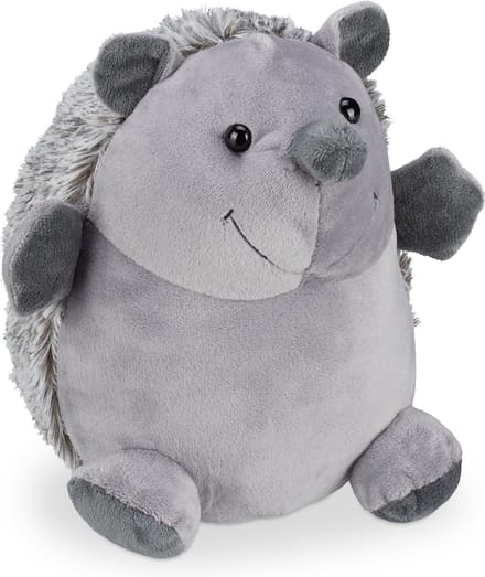 deurstopper egel - 19,5 cm - stof - zwaar - vloer - binnen - dier - grijs