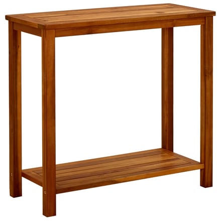 vidaXL - Tuinwandtafel - 80x35x75 - cm - massief - acaciahout