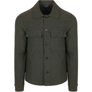 Suitable Drop Loop Overshirt Army Groen - Maat M - Heren