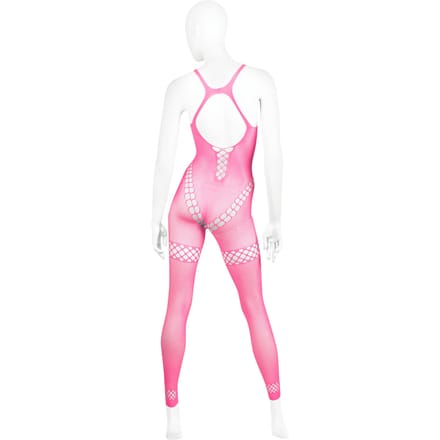 Bodystocking Pink Lipstick Roze (Queen size)