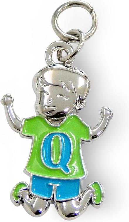 Bedeltje - Q - Jongen - Charms for you