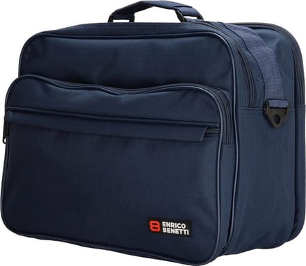 Enrico Benetti Amsterdam Reportertas / Flightbag / Werktas - Donkerblauw
