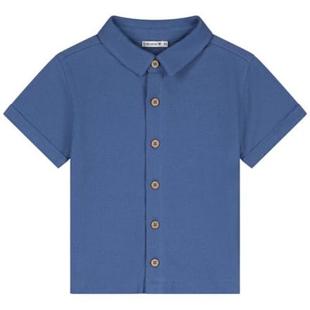 Prénatal peuter blouse - Jongens - Blauw - Maat 92