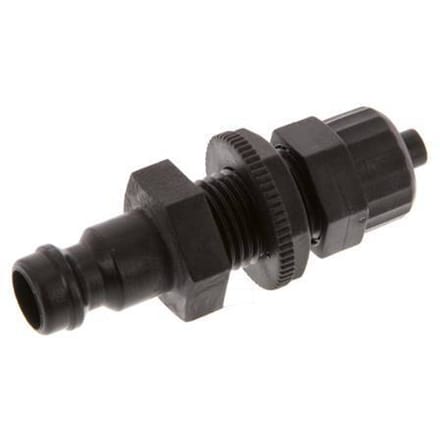 POM DN 5 Koppeling Insteeknippel 4x6 mm opsteekfitting Schotkoppeling