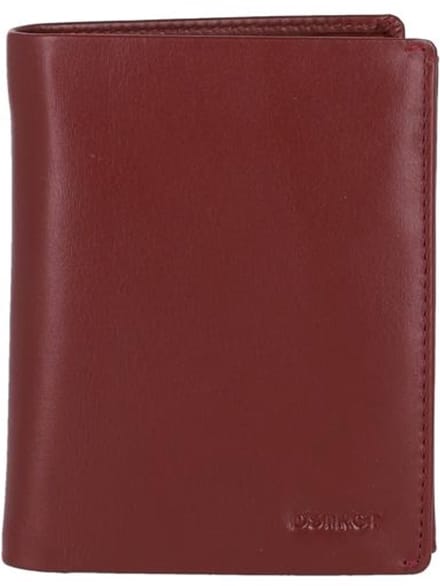 DSTRCT Astana Road Portemonnee Dames & Heren - Billfold - RIFD - Leer - Rood