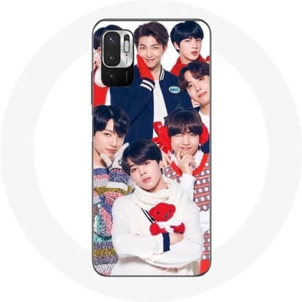 Coque pour Xiaomi Redmi Note 10T 5G BTS Affiche Memebers Cadeau de Noël 2023