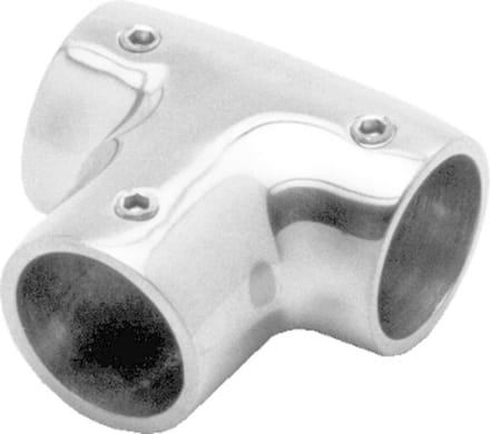 Seilflechter - Railing T-Stuk - 90 Graden - RVS - 22mm - Maat: Default