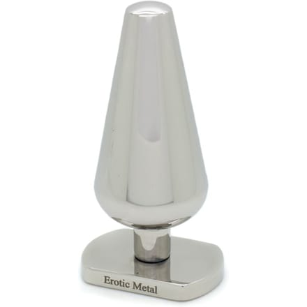 RVS Metalen Buttplug stomp 40 mm
