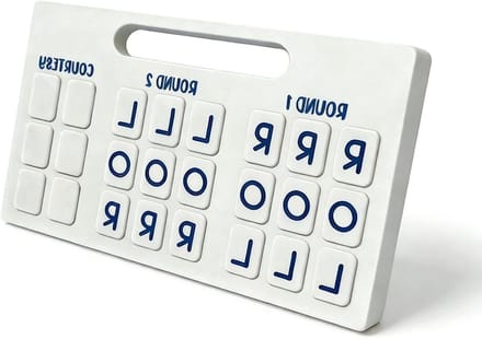Mahjong Oefenbord - Solo Spel - Strategie Training - Compact Draagbaar - 23 x 16 cm - Wit