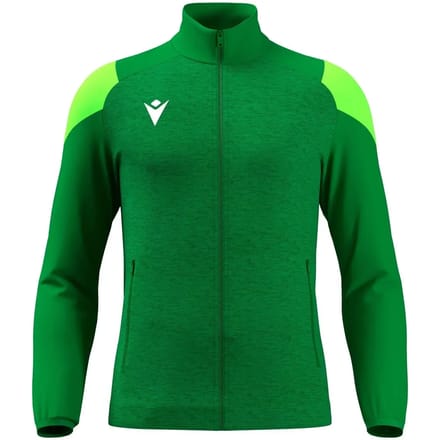 Macron Glory Vanir Top Full Zip Heren - Groen / Fluo Groen | Maat: M