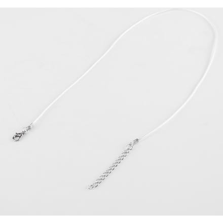 10 stuks verstelbare ketting wax touw koord string voor DIY sieraden maken (wit) white