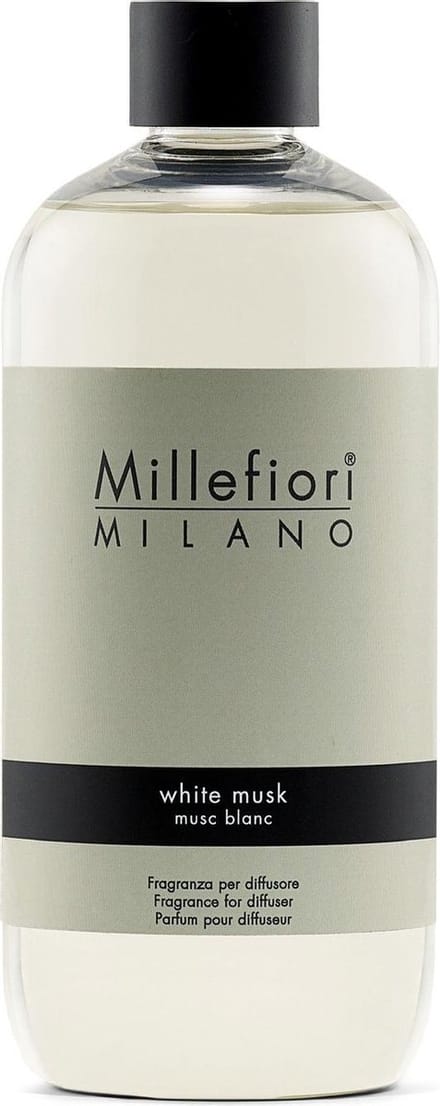 Millefiori Milano Navulling voor Geurstokjes 500 ml - White Musk