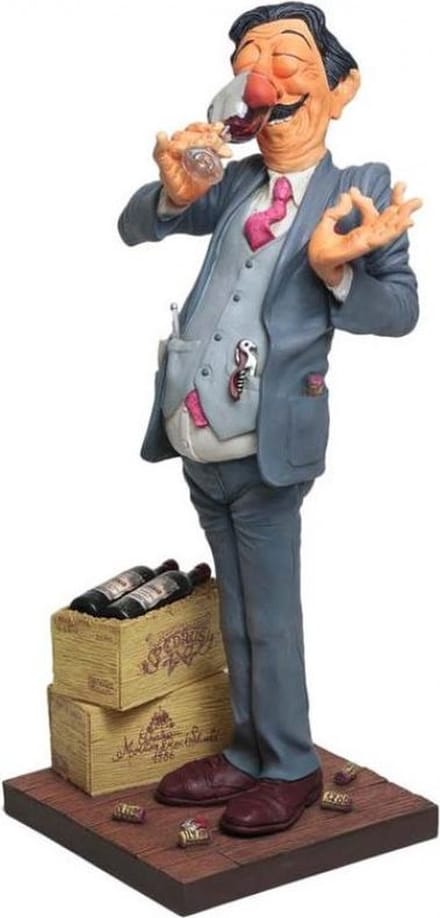 Beroepen - beeldje - wijnkenner - wijnproever - guillermo forchino