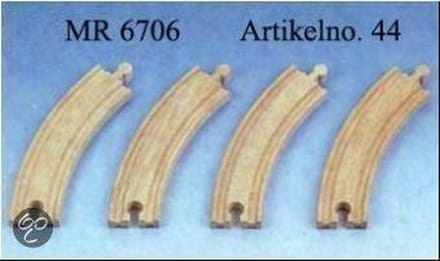 Mentari, Houten Bocht groot (set van 4)