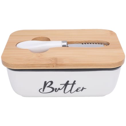 Boterschaal Rechthoekige Vorm Multifunctioneel 500ml Inhoud Boterhouder Dienblad voor Keuken Wit White beige
