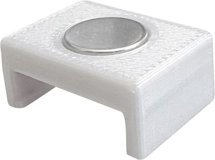 2 Meter Aluminium LED Strip Profiel 17x7mm Wit met Opaal Witte Afdekking
